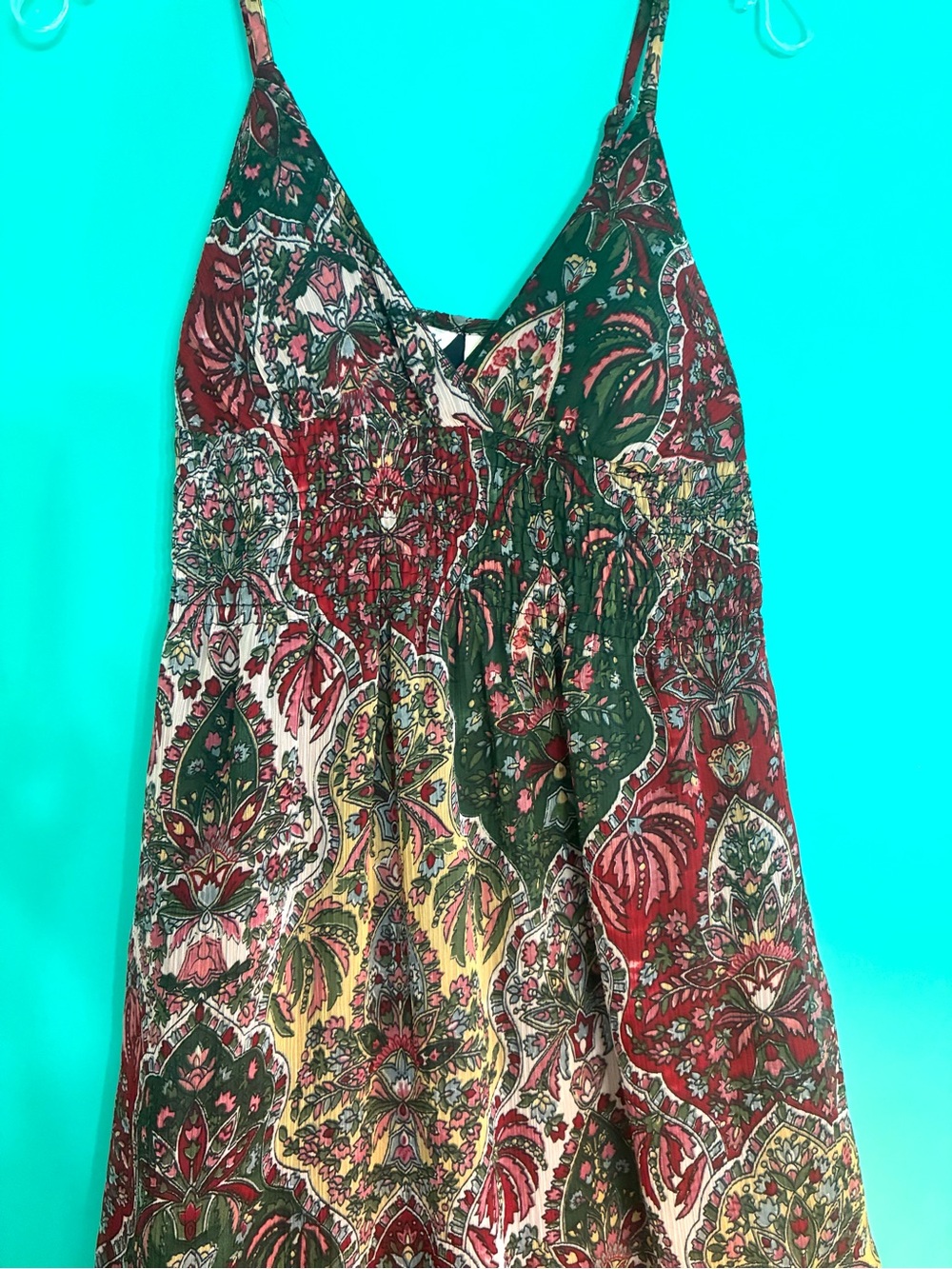 Derek Heart Boho Floral Maxi Dress - Picture 12 of 16
